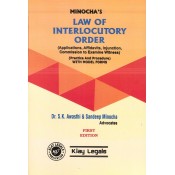 Minocha's Law of Interlocutory Order by Dr. S. K. Awasthi & Sandeep Minocha | Klay Legals